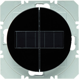 Berker Berker.net KNX-RF wandzender 2-voudig zonnecel R1/R3 zwart