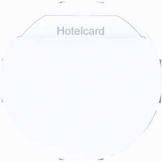 Berker R.classic bedieningselement aan-/uit-schakelaar hotelkaart wit