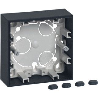 Berker S.1 renovatiebehuizing 1-voudig lage uitvoering antraciet