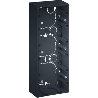 Berker S.1 renovatiebehuizing 3-voudig hoge uitvoering antraciet