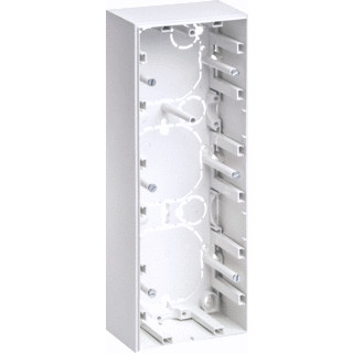 Berker S.1 renovatiebehuizing 3-voudig hoge uitvoering polarwit mat