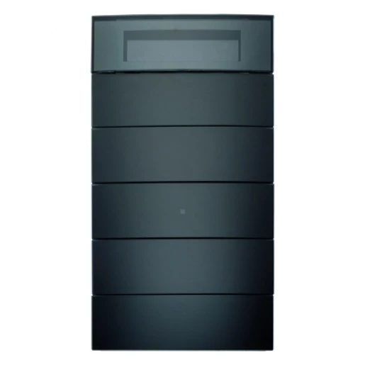 Hager berker Tastsensor B.iq met therm. 5-V glas, zwart