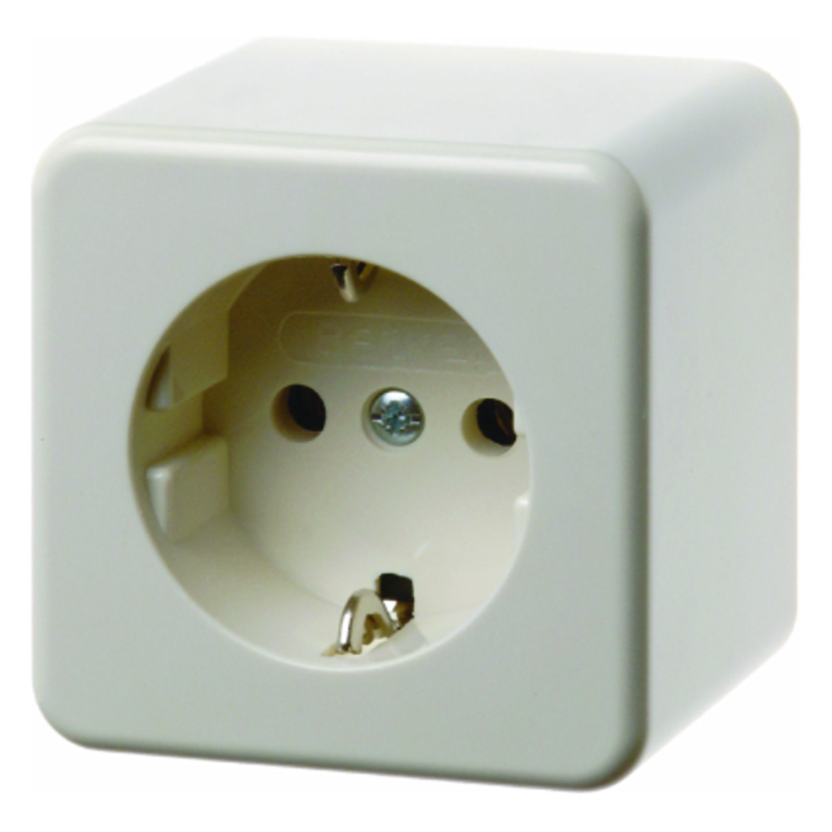 Hager berker WCD Ra 1-V, steekklemmen, opbouwserie, wit