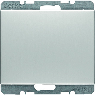 Berker K.5 onderdeel/centraalplaat blinddeksel basiselement met centrale afdekplaat kunststof aluminium