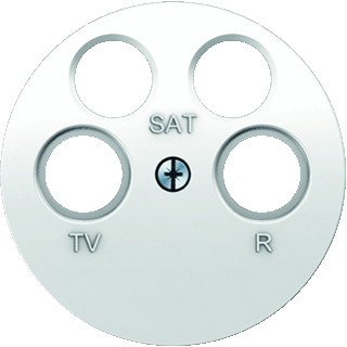 Berker Onderdeel/centraalplaat centraalplaat kunststof wit