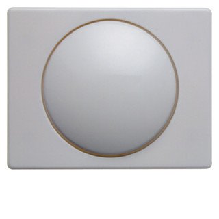 Hager Berker arsys afdekking voor draaidimmer polarwit glanzend