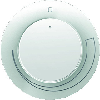 Berker R.1 draaiknop wit