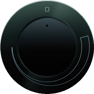 Berker Centraalstuk draaiknop zwart ral 9005