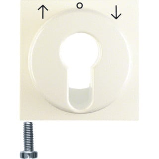 Berker S.1 sleutel jaloezie wit