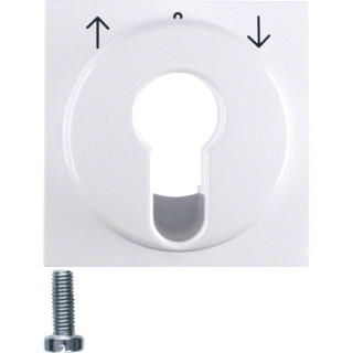 Berker S.1 sleutel jaloezie wit