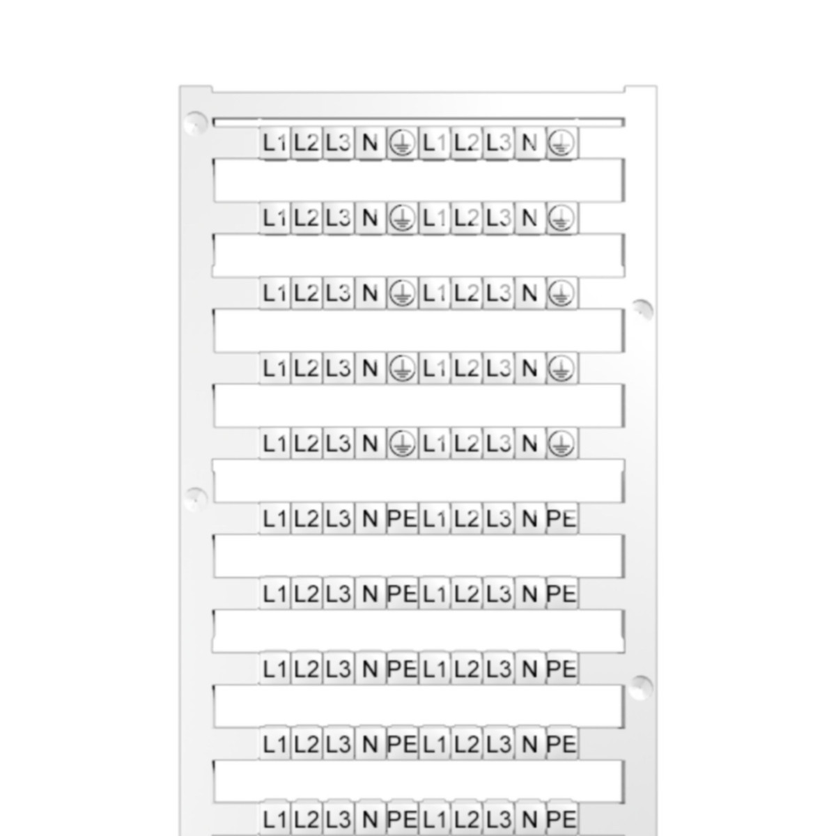 Hager Codering L1, L2, L3, N, pe (500 stuks)