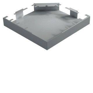 Hager Daba bocht/hoekstuk kabelgoot 90° 80x50mm 9006