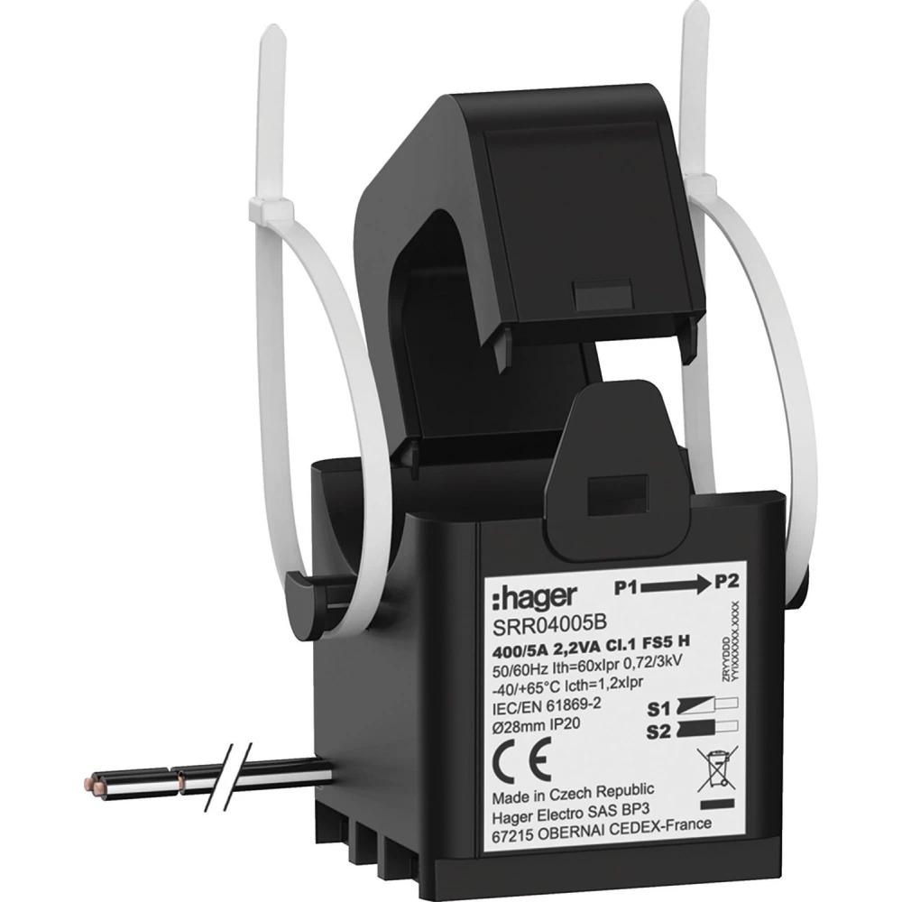 Hager Deelbare Trafo SC2 400/5a 2,2va KL.1