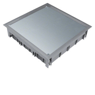 Hager Deksel Q12 244x244mm grijs voor 12MM vloerafdekking