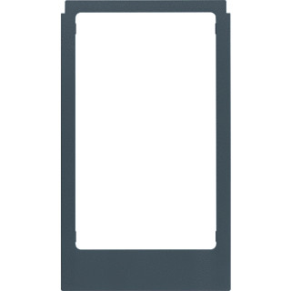 Berker Designraam groot hoekig kunststof antraciet mat