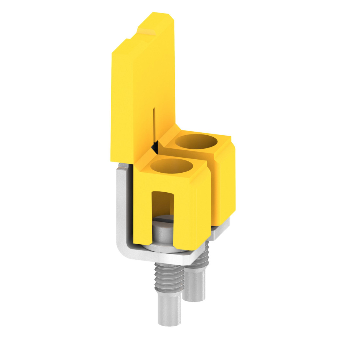 Hager Doorverbindingsbrug 4 MM², 2-voudig, schroef