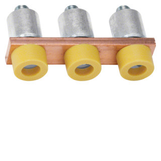 Hager Doorverbindingsbrug geïsoleerd 35 MM2 3-polig schroef (400V) Hager Doorverbindingsbrug geïsoleerd 35 MM2 3-polig schroef (400V)