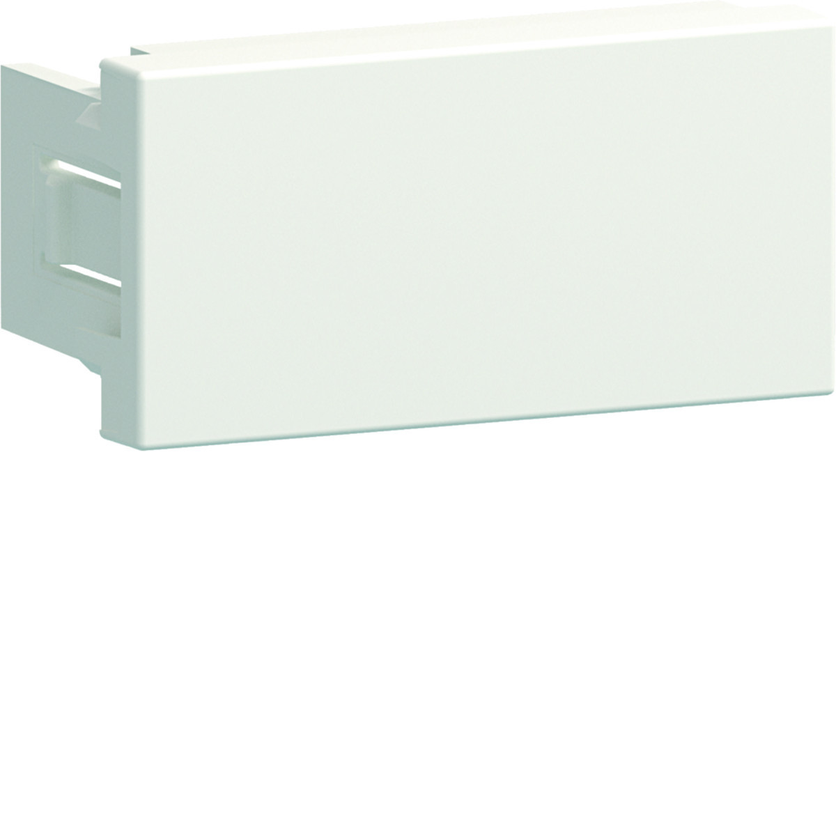 Hager Ecoline 45 Ecoline45 Blindplaat montageraam, 45x22,5, verkeerswit