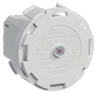Hager Tehalit ecoline wandcontactdoos 1V KV grijs
