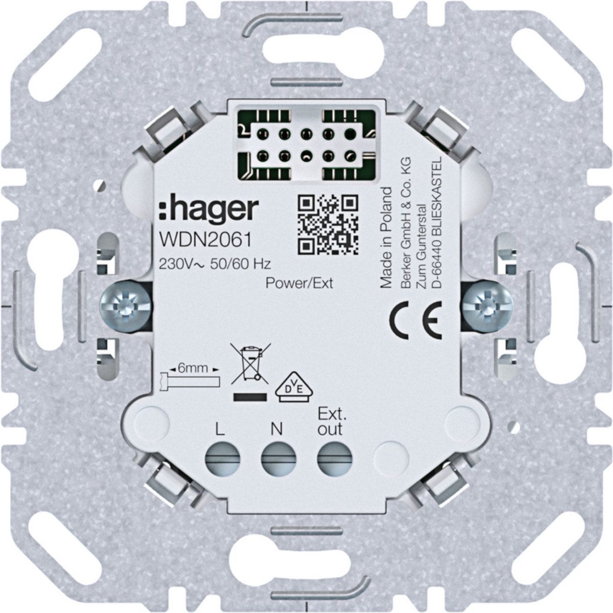 Hager Elektronica Uitbreidingsmodule Voor bewegingsmelder, A.X/C.X