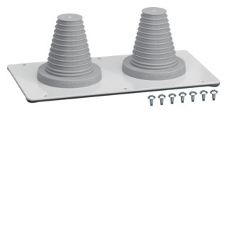 Hager Flenspl.2xkabel D=23-55MM KL.I
