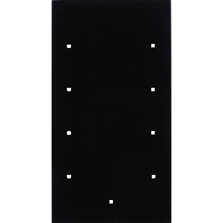 Berker Glassensor 4V,+buskoppel. zwart conf.