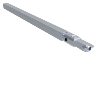 Hager h3+ Asverlenging 14 X 14MM 320 MM, H3+ P630