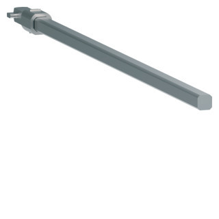 Hager h3+ Asverlenging 8 X 8MM 500 MM draaibediening grootte 1, H3+ P160-P250
