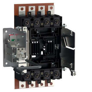 Hager h3+ Basis Voor uittrekbare vermogensschakelaar, H3+ P630 4P