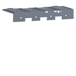 Hager h3+ Klemafscherming Voor achter- en plug-in-aansluitingen, H3+ P250 4P