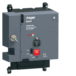 Hager h3+ Motorbediening H3+, P630 100-120 VDC met auto-reset + slot