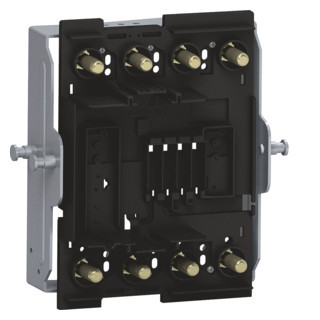 Hager h3+ Uittrekbare Vermogensschakelaaradapter met veiligheidstrip H3+ P250 4P