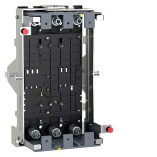 Hager h3+ Uittrekbare Vermogensschakelaaradapter met veiligheidstrip H3+ P630 3P