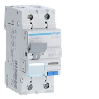 Hager Haco aardlekautomaat 1P+N 40a 0.3a 6ka C40