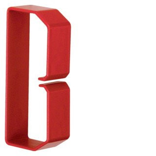 Hager HNG draadhouder voor kanaal halogeenvrij 50x100 MM rood