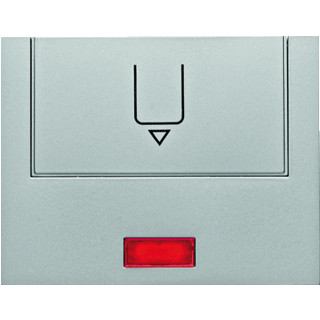 Berker Hotelkaart aan-/uit-schakelaar aluminium
