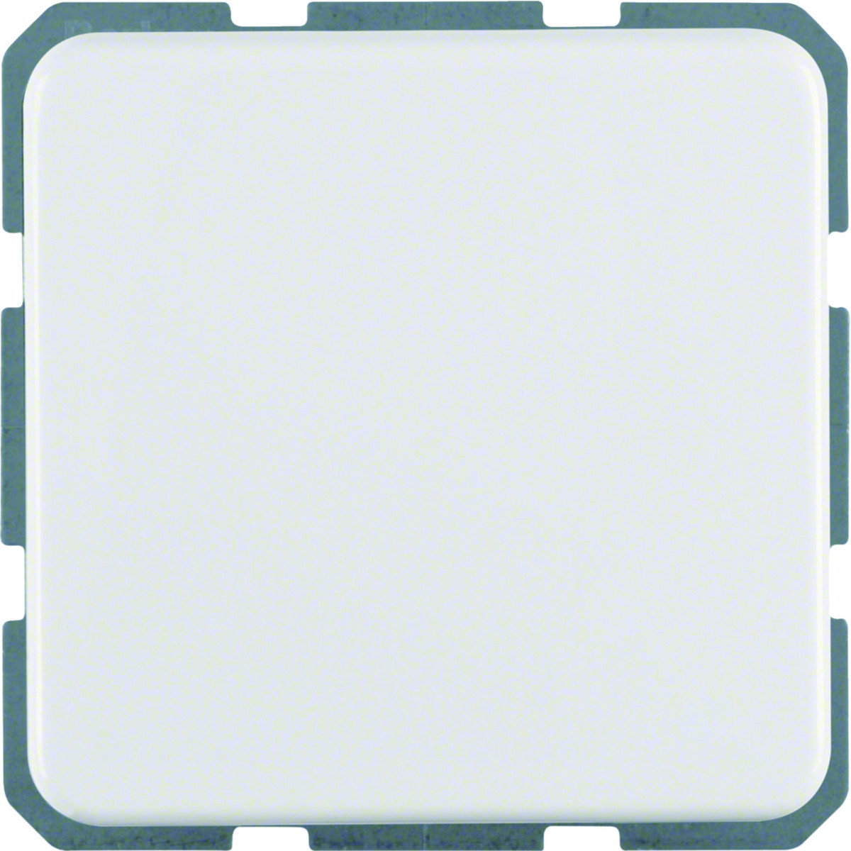 Hager Inbouw IP44 Wandcontactdoos Met randaarde, klapd. ip44 inbouw, polarwit