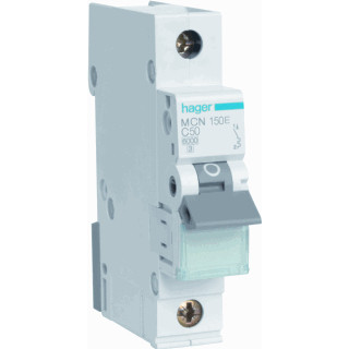 Hager MCN installatieautomaat C karakteristiek 50a 1P 1 beveiligd 1te