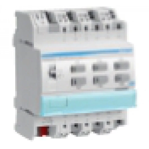 Hager KNX Schakel-/jaloezie-actor 6-voudig, 16 A