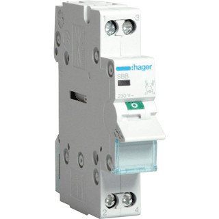 Hager Lastscheider 2P 16 A led aansl.onder