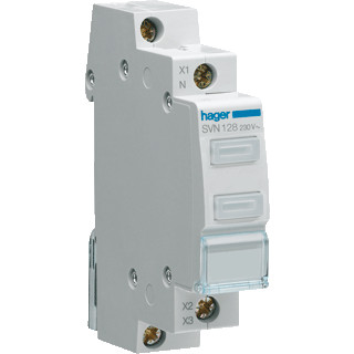 Hager Led signaalmodule 3X transparant 230vac