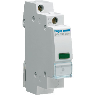 Hager Led signaalmodule groen 12/48 vac