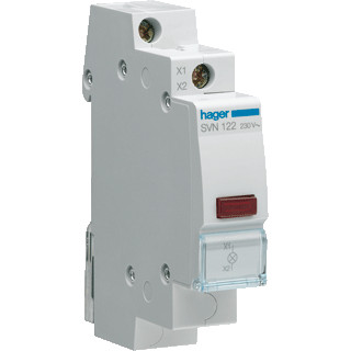 Hager Led signaalmodule rood 230 vac