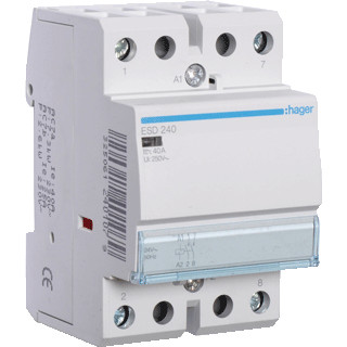 Hager Magneetschakelaar 40a 2 maak 24 V ac 50HZ