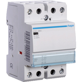 Hager Magneetschakelaar 63a 2 verbreek 230 V ac 50HZ