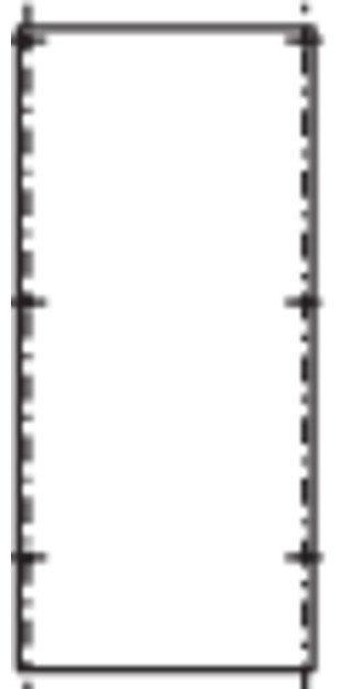 Hager Buitenopstellingskast Montageplaat, PVC, voor zal142, 600 X 276 X 6 MM