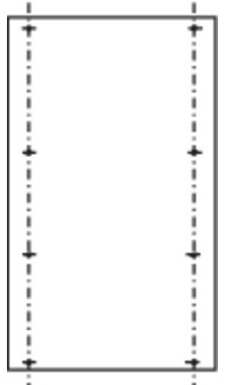 Hager Buitenopstellingskast Montageplaat, PVC, voor zal175, 850 X 500 X 6 MM