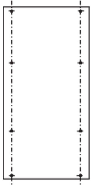 Hager Buitenopstellingskast Montageplaat, PVC, voor zal205, 1000 X 500 X 6 MM