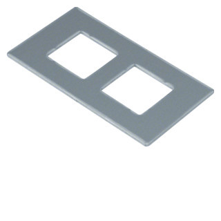Hager Montageplaat voor GTVD200/300 2X RJ45 20,1x19,5MM