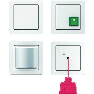 Berker Q.1 wandcontactdoos 1V wit